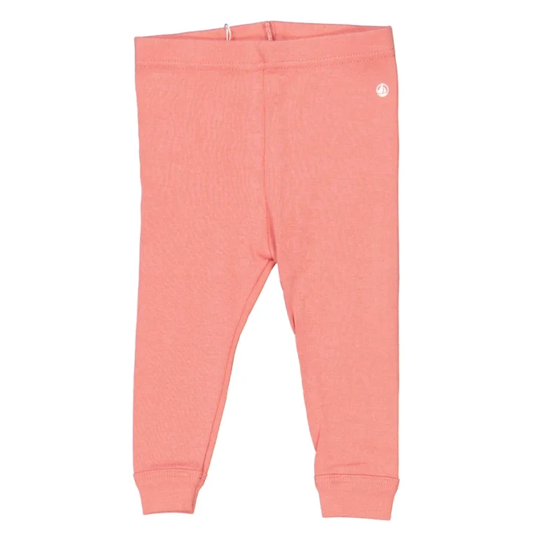 Petit Bateau Kids Papaye Organic Cotton Leggings