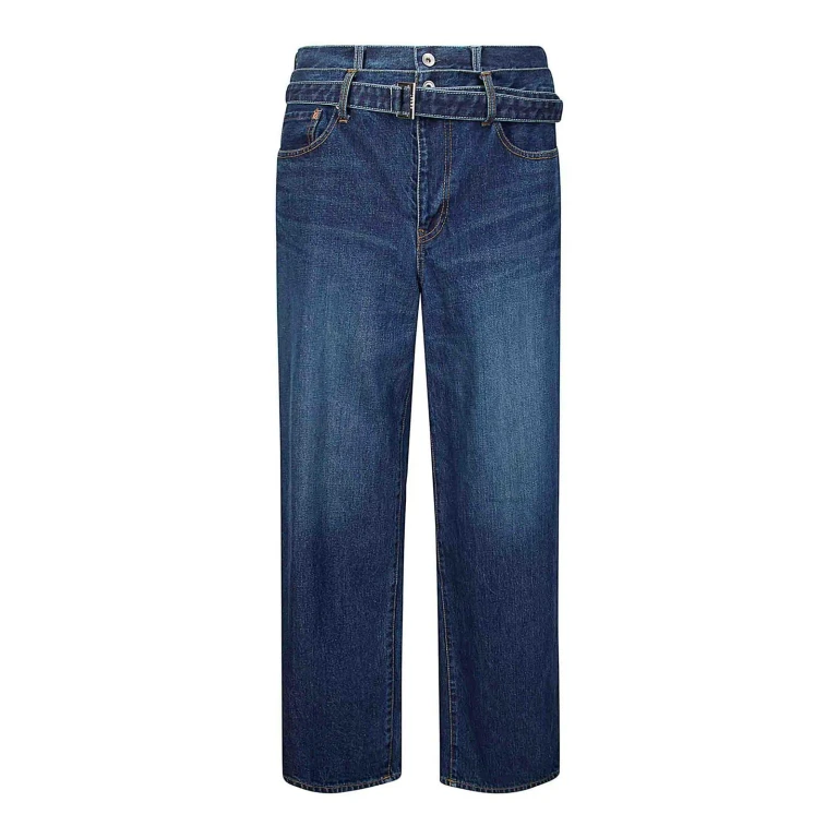 Sacai Pantalons Décontractés - Bleu