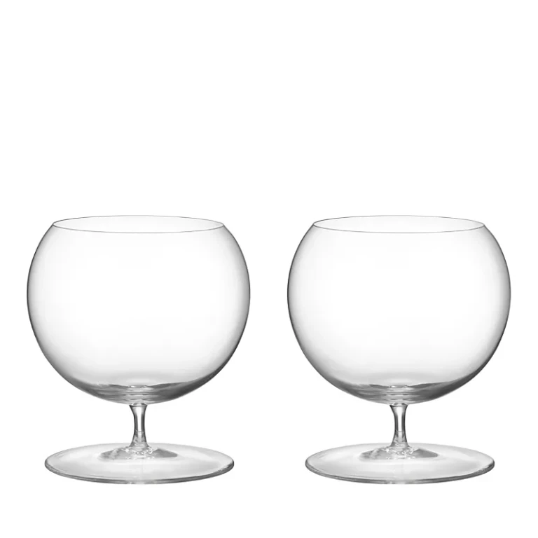 Orrefors Geometry Cognac Glass, Set of 2