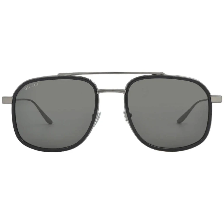 Gucci Grey Navigator Mens Sunglasses GG1310S 001 56