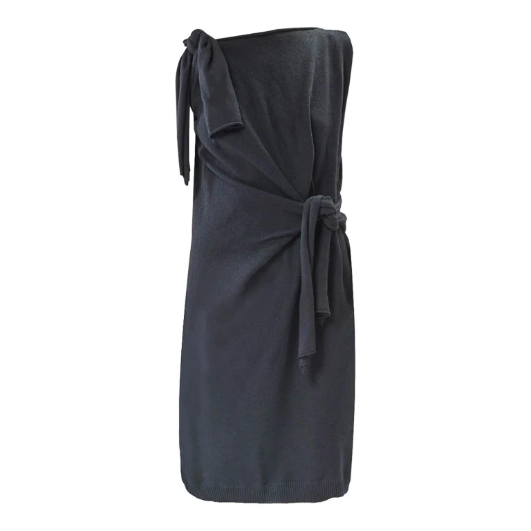 Moschino Robe Au Genou - Noir