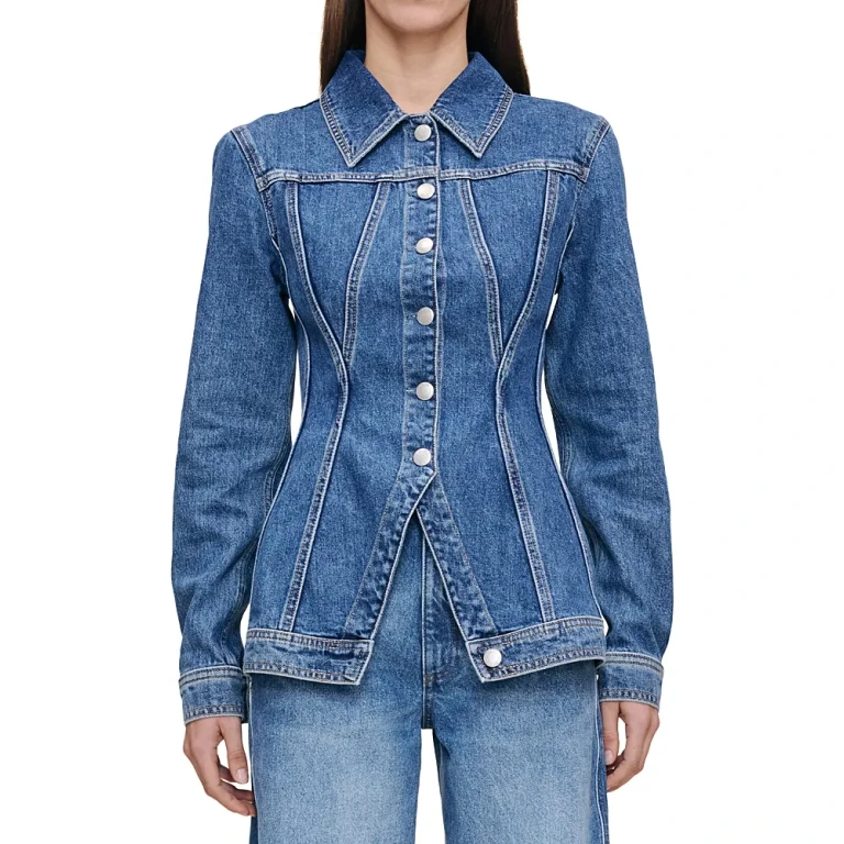 DL1961 Peplum Long Sleeve Jacket