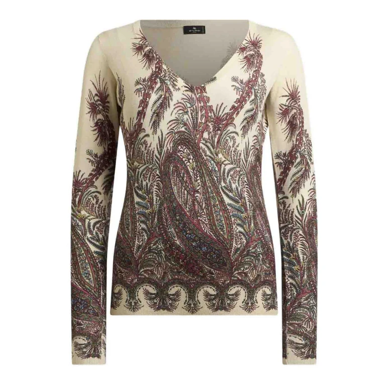 Etro Pull Col Bateau - Beige
