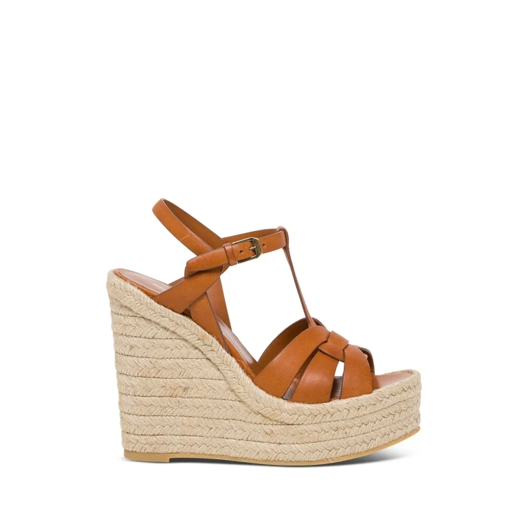 Heeled Sandal Woman color Leather (611924BDA002206)