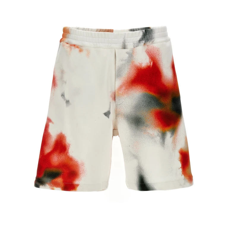Alexander McQueen Multicolor Cotton Bermuda Shorts - Men