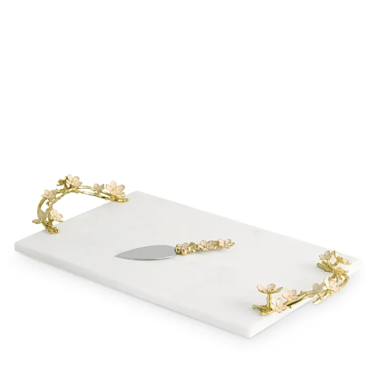 Michael Aram Cherry Blossom Cheese Board with Spreader