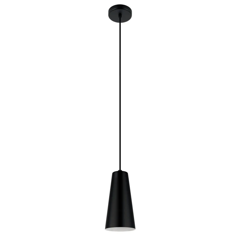 Structured Black One Light Mini Pendant from the Pratella Collection