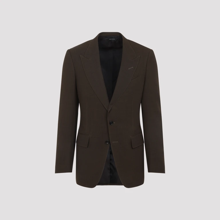 Tom Ford Shelton Jacket Brown Wool - Men