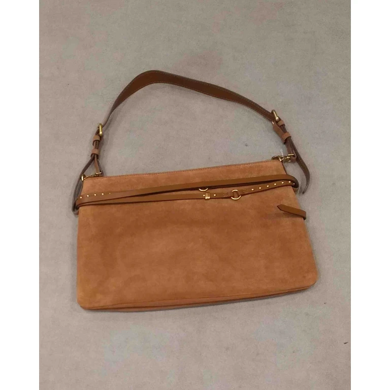Pinko Belt Bag Big Suede Brown Calf Leather - Women