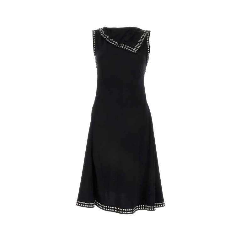 Burberry Black Satin Dress