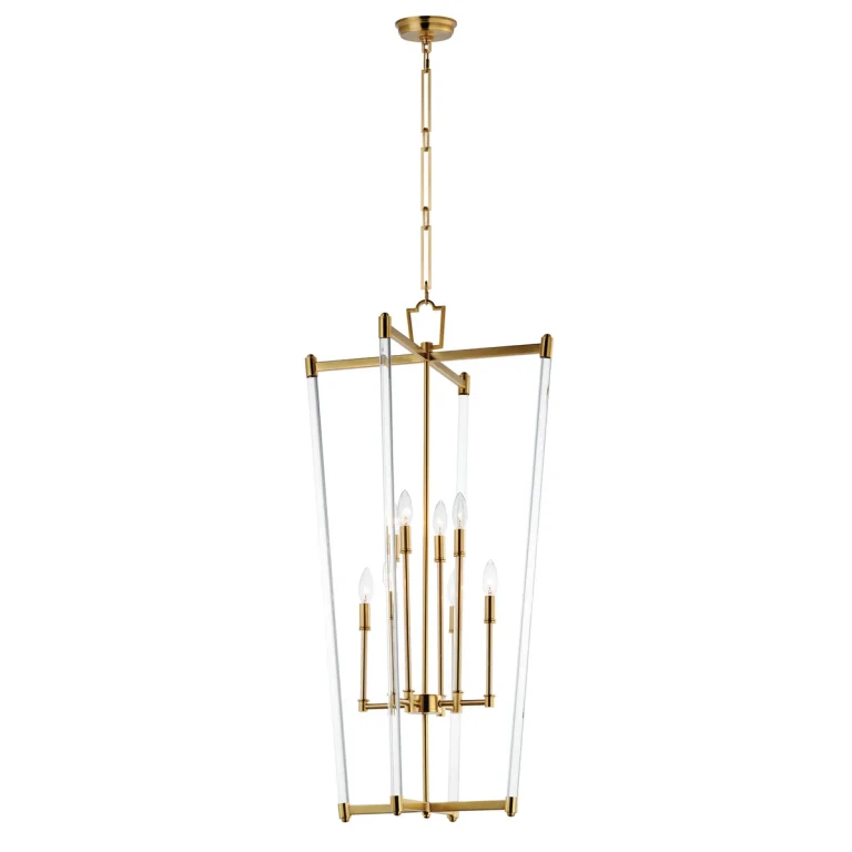 Heritage Eight Light Pendant from the Lucent Collection