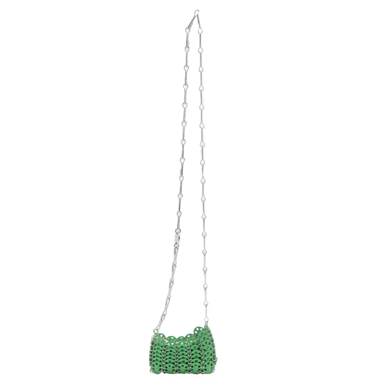 Paco Rabanne Bright Green 1969 Micro Crossbody Bag