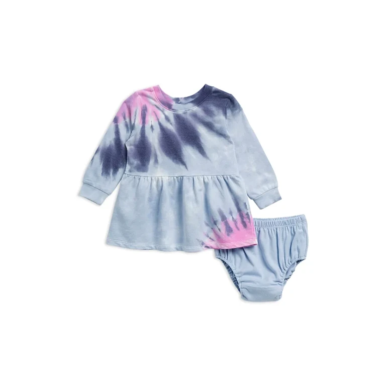 Splendid Girls' Blooming Tie Dye Dress with Bloomers - Baby