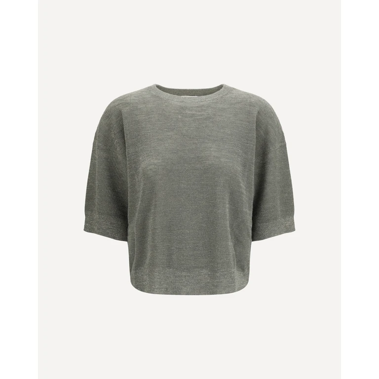 BRUNELLO CUCINELLI Linen blend Sweater with lurex effect Female XXS