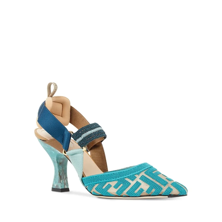 Fendi Women's Colibri Ff High Heel Slingbacks