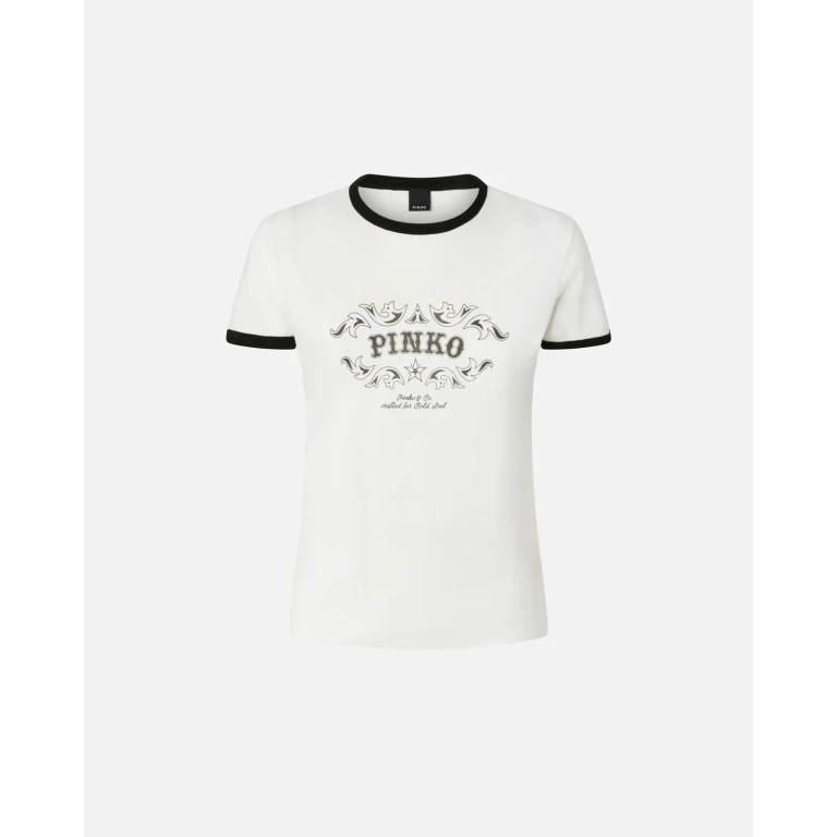 Pinko T-shirt à logo imprimé