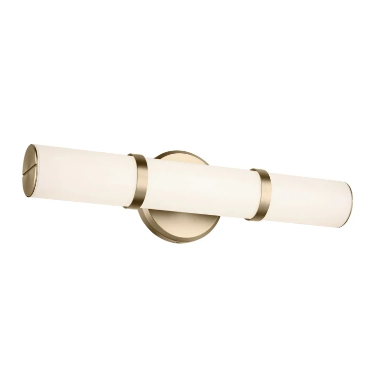 Champagne Bronze LED Bathroom Vanity Light from the Rosh Collection