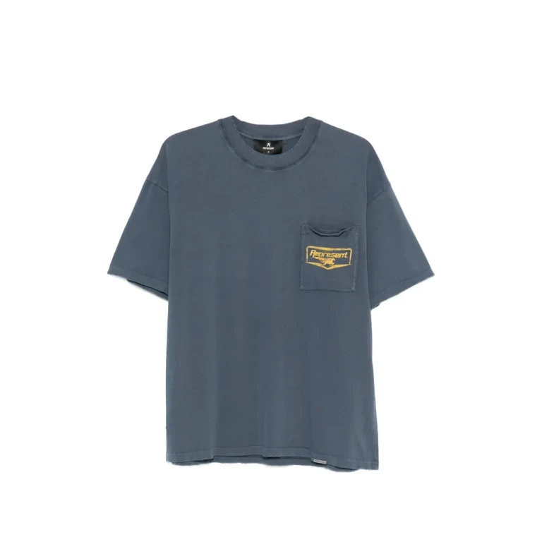 Represent Chest-pocket Graphic-print T-shirt