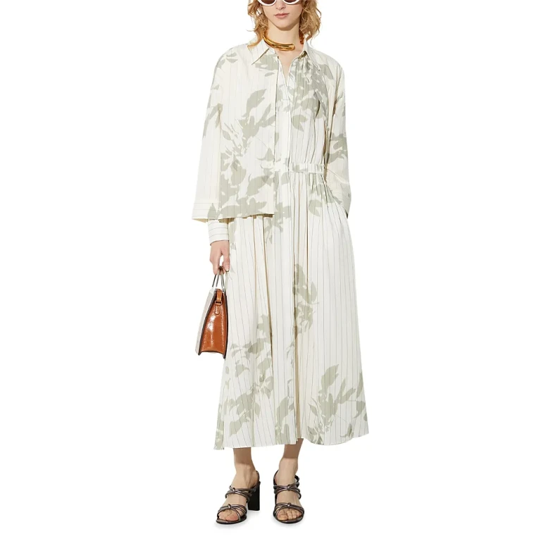 Max & Co. Cream Button Front Dress