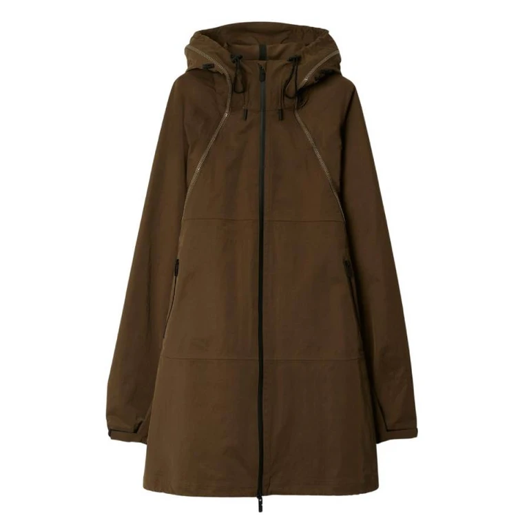 Burberry Nylon Cotton Hooded Parka