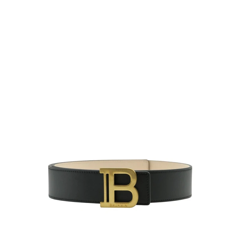 Balmain Leather Belt Black - Women