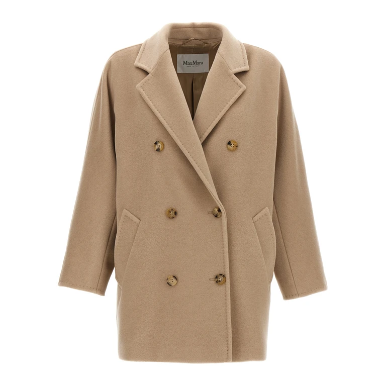Max Mara Beige Virgin Wool Coat Clothing - Women