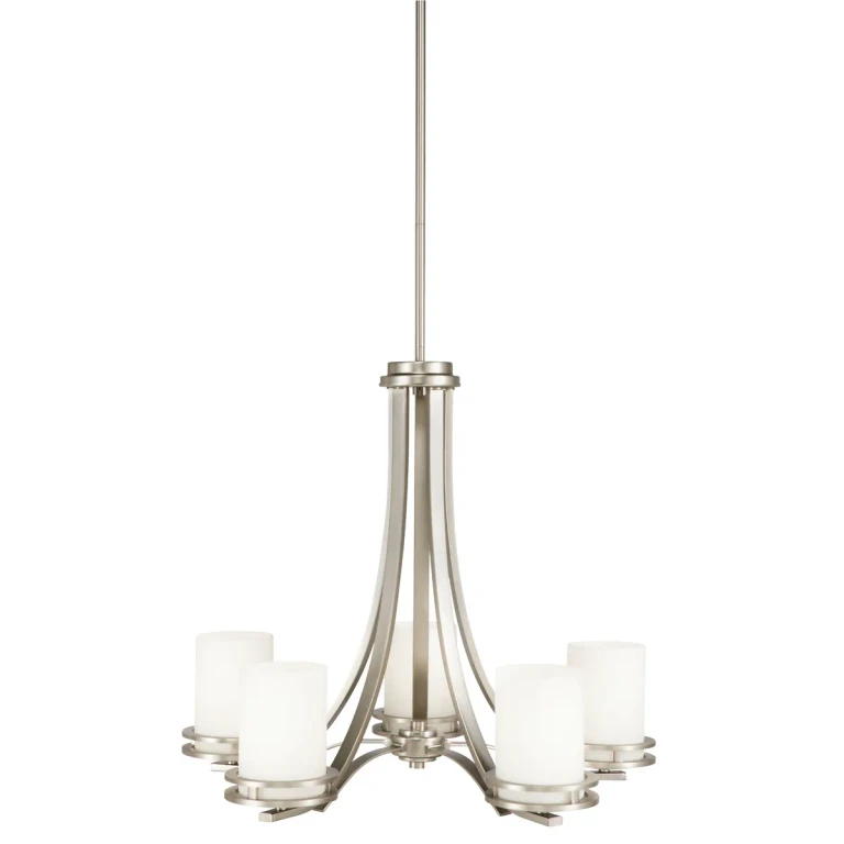 Hendrik 5-Light Chandelier in Brushed Nickel