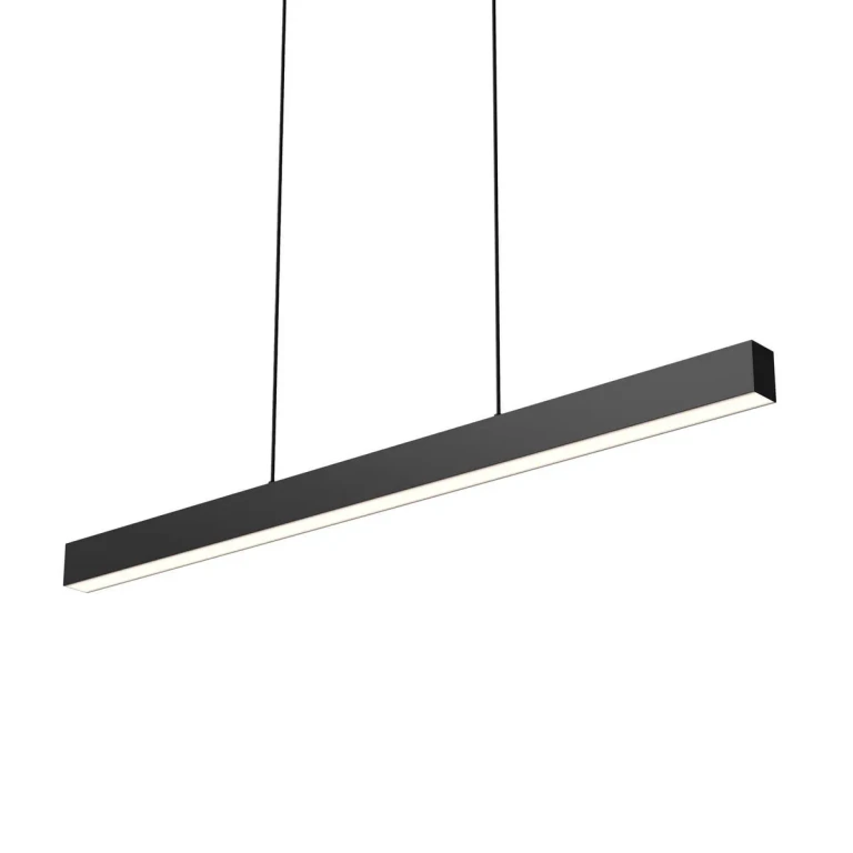 Black Linear Pendant from the Boulevard Pendant Collection