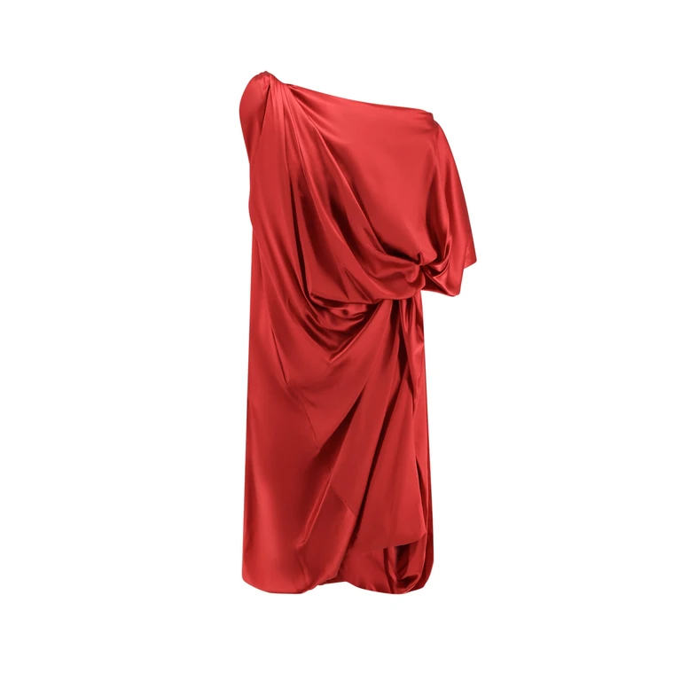 Dries Van Noten Dalant Silk Dress With Lateral Knot