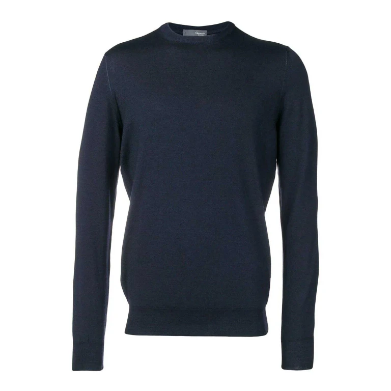 Drumohr Pull Col Rond - Bleu