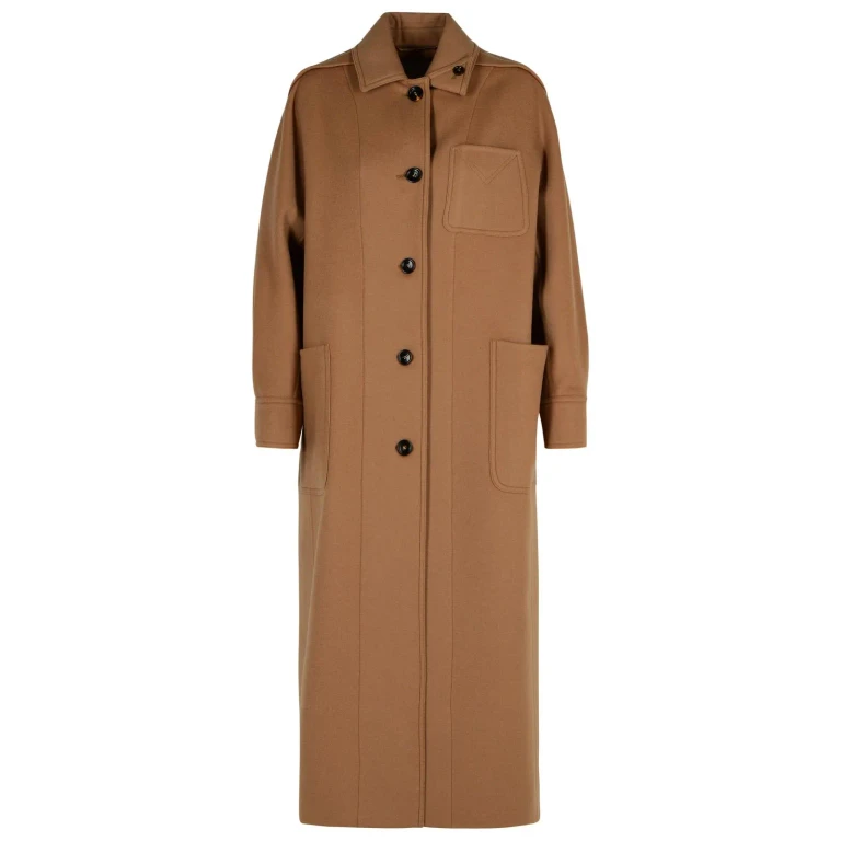 Max Mara aldo Brown Virgin Wool Coat