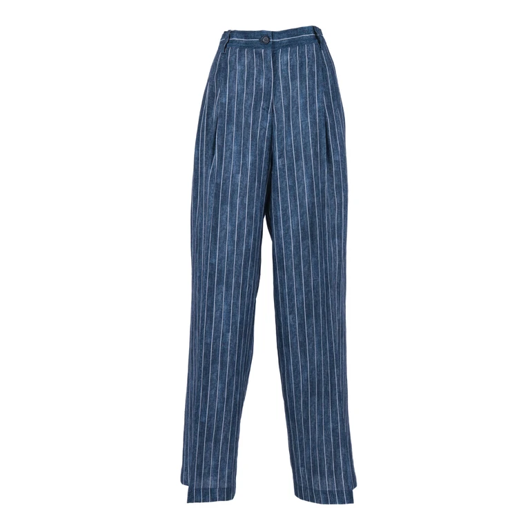 Ermanno Di E. Scervino Trousers Blue Pant - Women