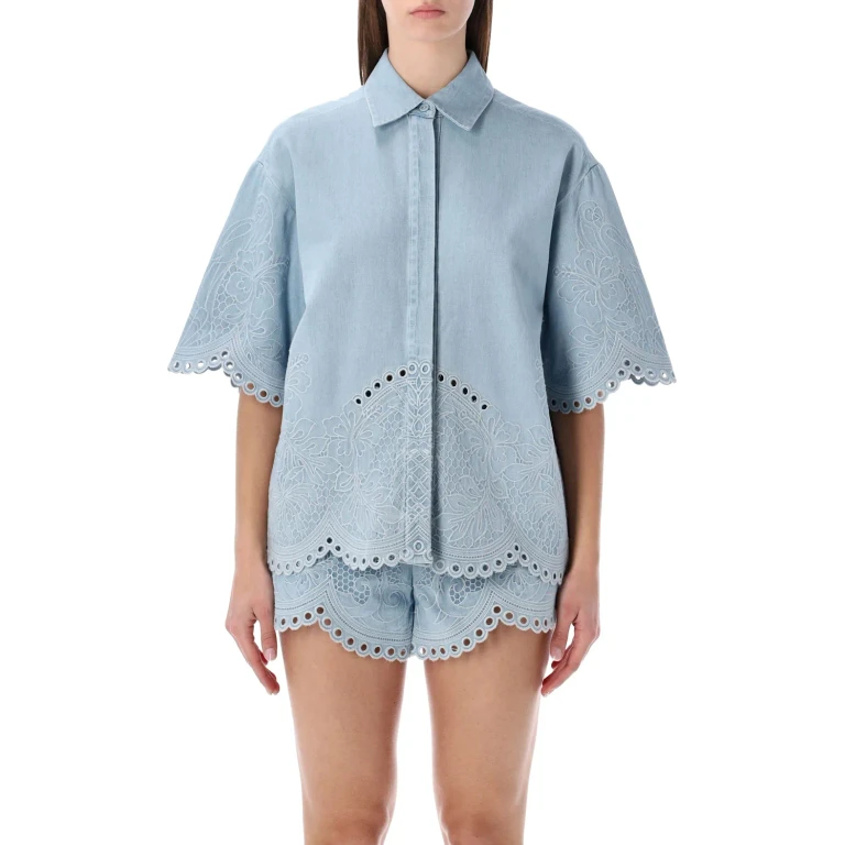 Zimmermann Chemise - Bleu