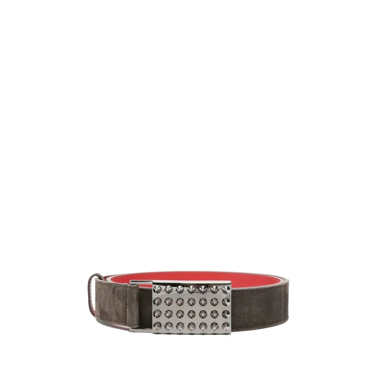 LOUBOUTIN Belts Cafe Calf Leather - Men