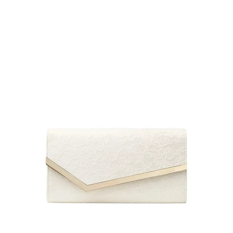 Jimmy Choo Emmie Floral Lace Clutch Bag