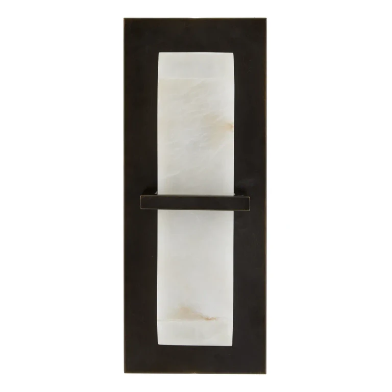 English Bronze Two Light Wall Sconce from the Redmond Collection