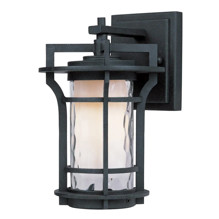 Oakville 9.75" Outdoor Wall Lt., Black Oxide