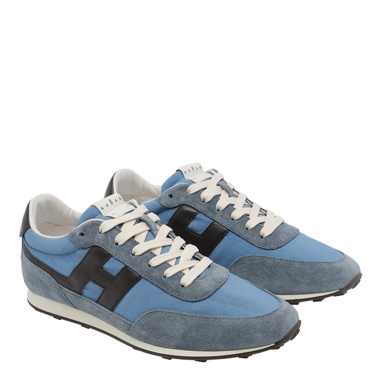 Hogan Sneakers Clear Blue Outer: Polyamide - Men