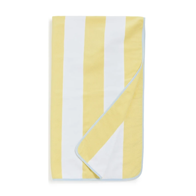 Weezie Beach Towel Pink Stripe One Size