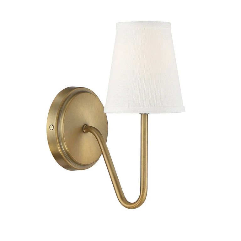 Trade Winds Madison 11" Wall Sconce in Natural Brass - TW110059-NB