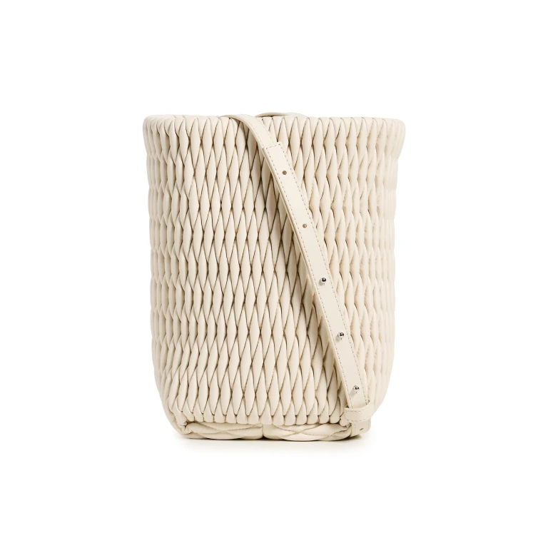 A. L.C. Ivy Bucket Bag Champagne One Size