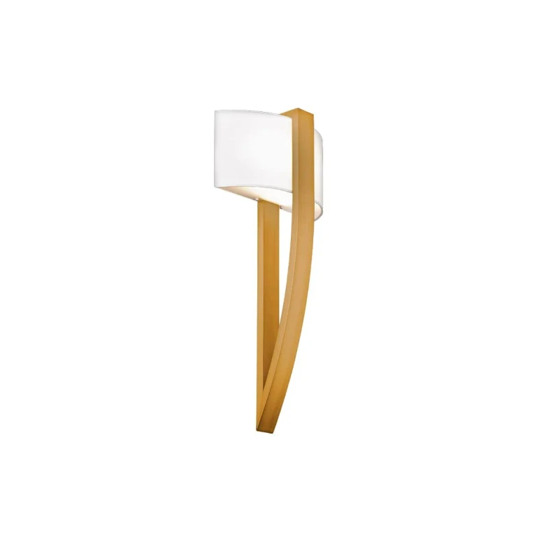 Modern Forms Curvana Wall Sconce in Aged Brass