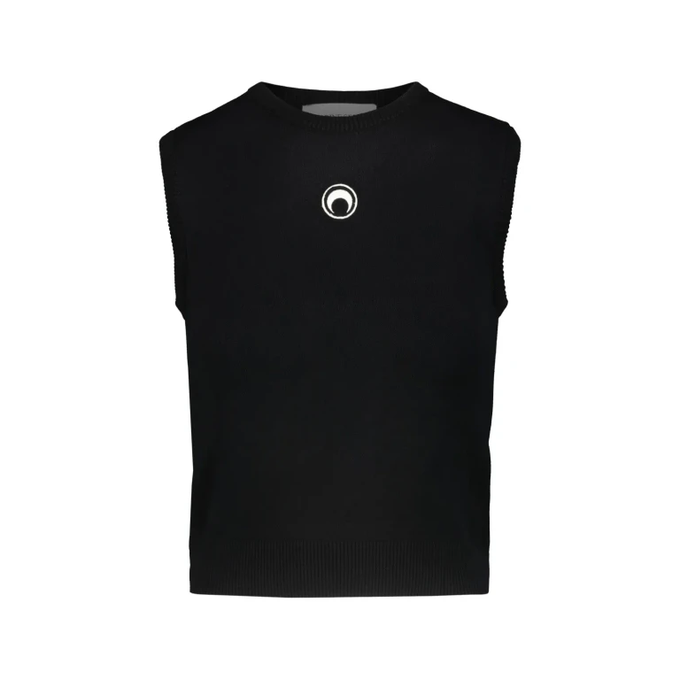 Marine Serre Moon Logo Knit Vest