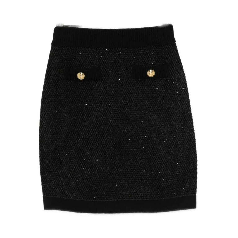 Elisabetta Franchi Jupe Midi - Noir
