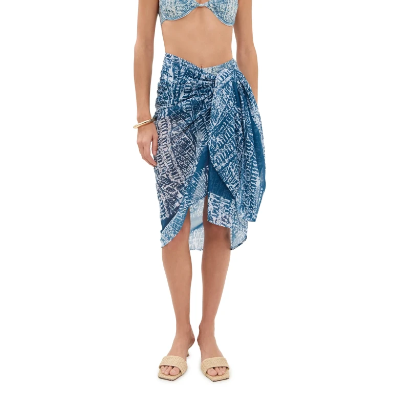 Palmacea Pareo Sarong Denim One Size