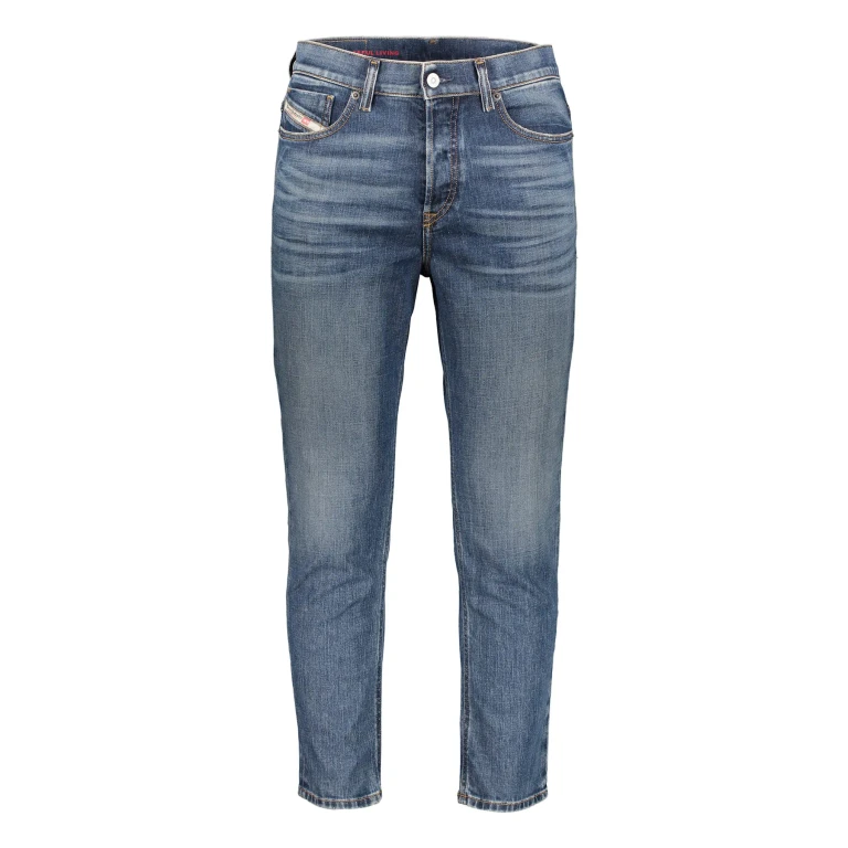 Diesel Light Blue Regular Fit Jeans Used Effect