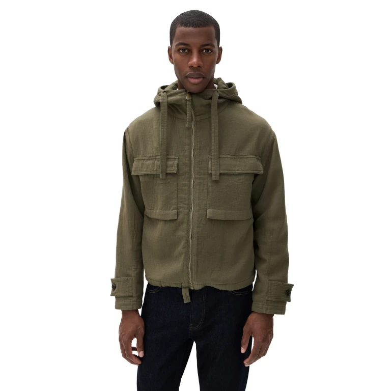 SIMKHAI Iver 4 Pocket Field Jacket Olive M