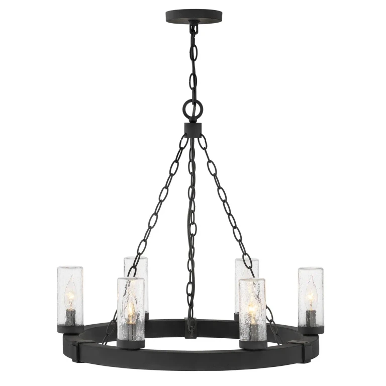 Black LED Chandelier from the Sawyer Collection