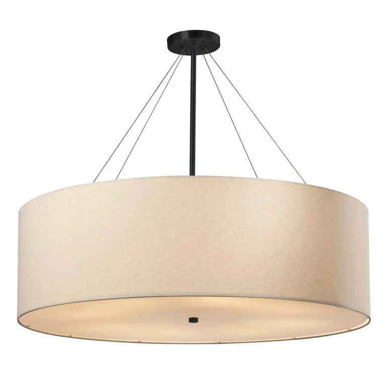 Matte Black Pendant from the Textile Collection