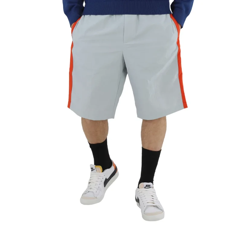 Kenzo Mens Pale Grey Sport Nylon Shorts
